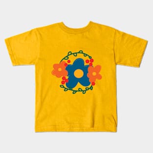 Thanksgiving Flowers Kids T-Shirt